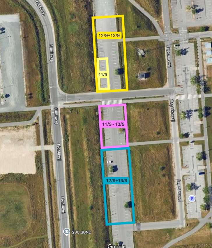 Parkering afspærres i 2025 på enkelte datoer