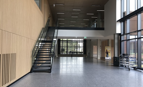 Trappe på Stenten i SUND-bygningen på Campus Odense