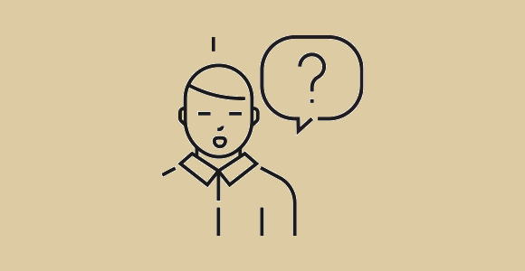 Picture of a person asking questions