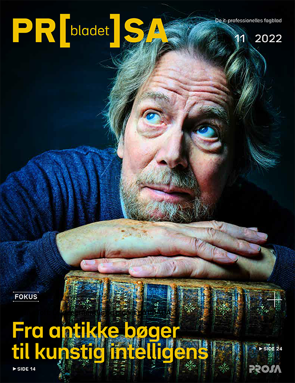 Bjarne Toft på forsiden af Prosabladet