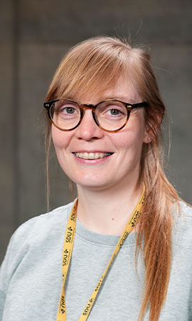 Portræt af medarbejder Sarah Barfoed