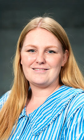 Portræt af medarbejder Stine Eg