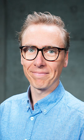 Portræt af medarbejder Tobias Huus