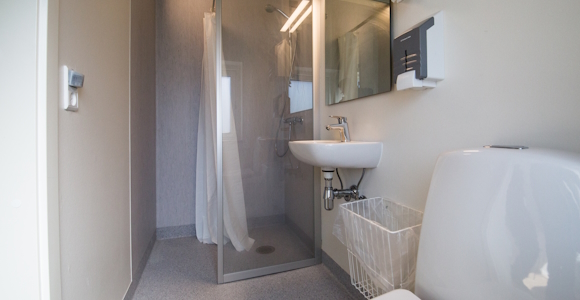 Eksempel på badeværelse