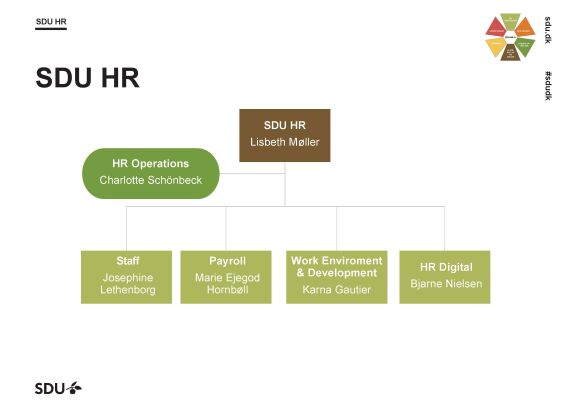 Ny organisation SDU HR