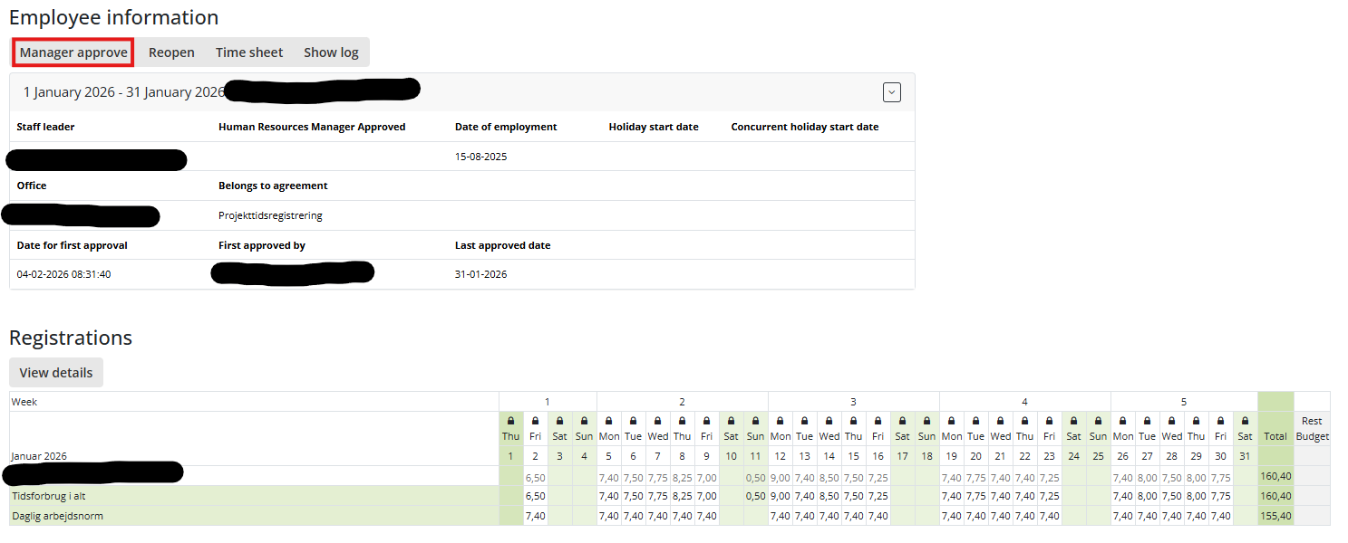 mTime-manager approve