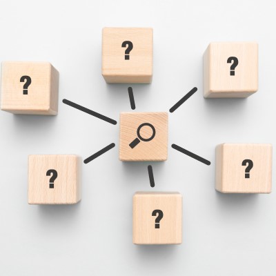 spørgsmåls klodser