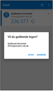 Vil du godkende login