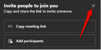 Invite people to join you