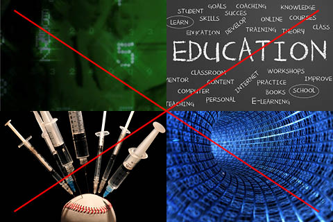 Examples of images with overloaded motifs