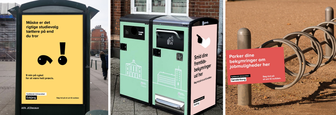 Billedet viser forslag til kreative koncepter