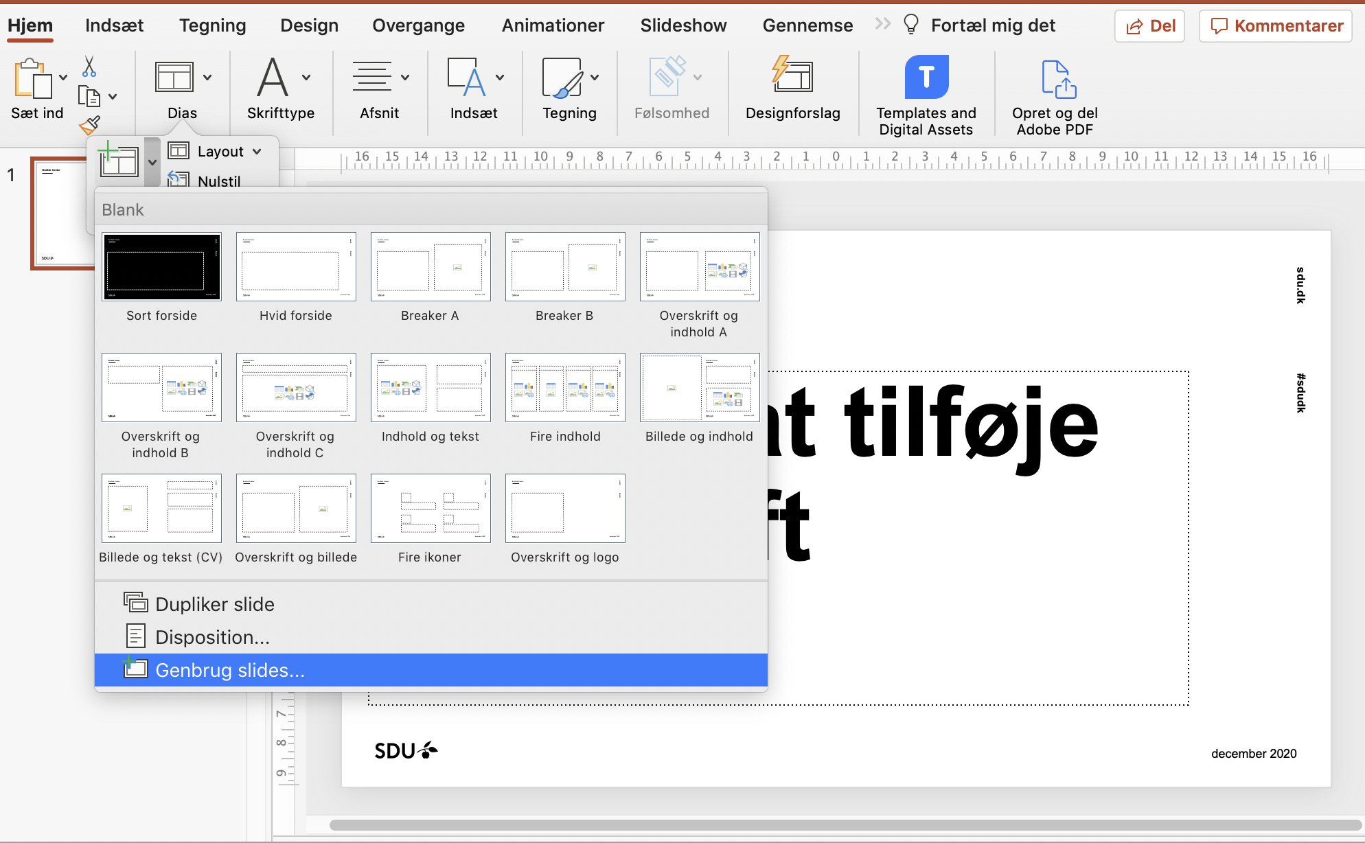 genbrug slides billede